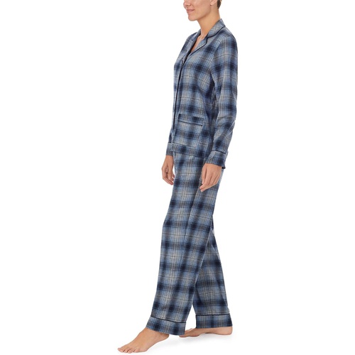  Donna Karan Notch Collar Pajama Set
