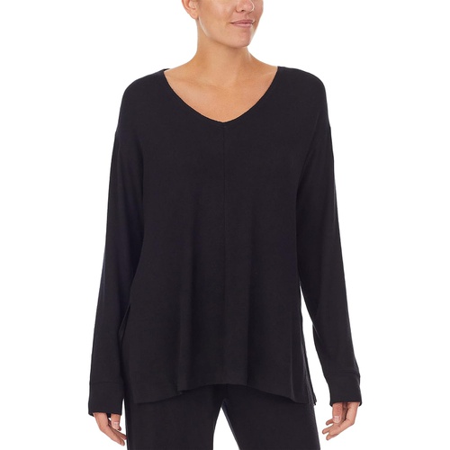  Donna Karan Long Sleeve Sleep Tunic Marl