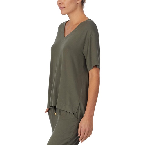  Donna Karan V-Neck Sleep Top