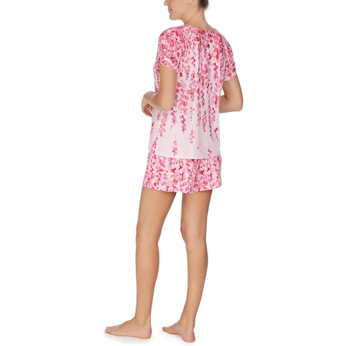  Donna Karan Short Sleeve Boxer Pajama Set