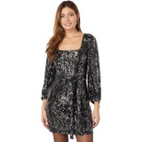 Donna Morgan Square Neck Sequin Dress