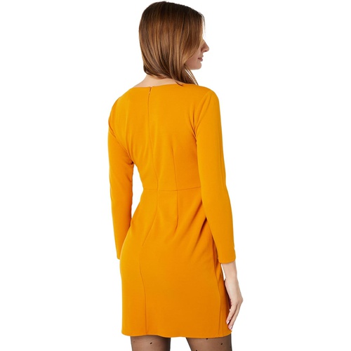  Donna Morgan Long Sleeve Sheath Dress with Twist