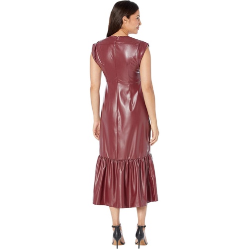  Donna Morgan Bodice Twist Midi Dress