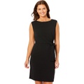 Donna Morgan Petite Mini Dress with Twist At Waist