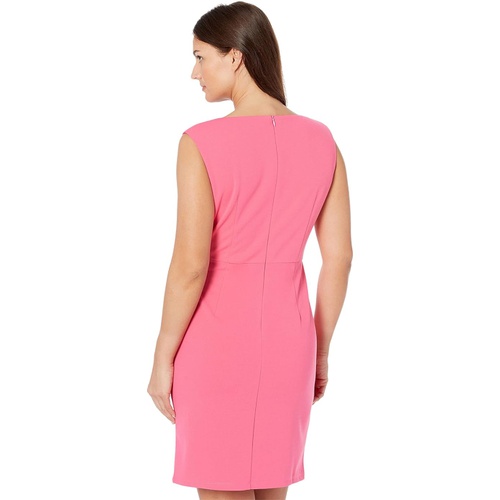  Donna Morgan Petite Mini Dress with Twist At Waist