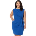 Donna Morgan Plus Size Mini Dress with Twist