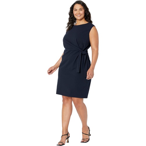  Donna Morgan Plus Size Mini Dress with Twist