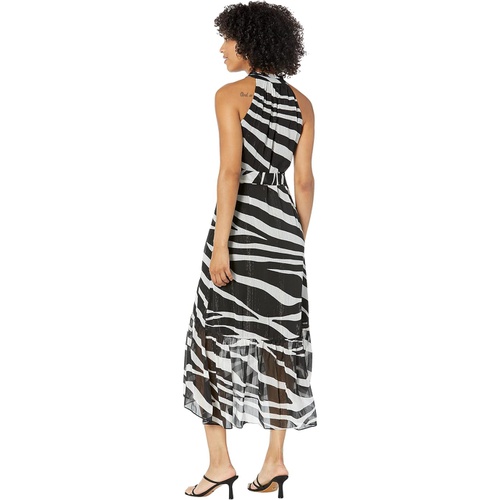  Donna Morgan Printed Maxi Dress with Lurex Detail