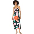 Donna Morgan Printed Halter Midi Dress