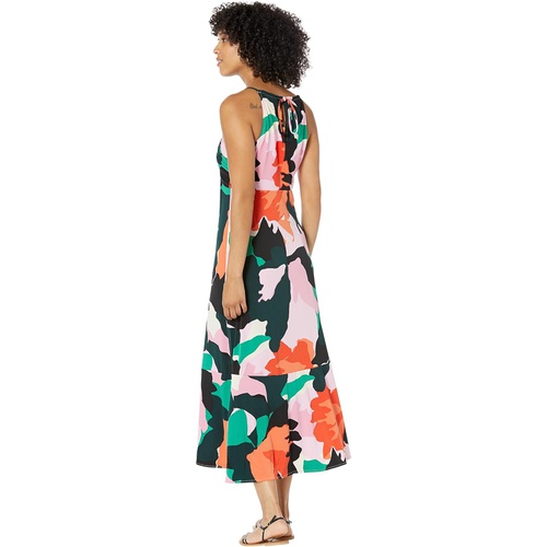  Donna Morgan Printed Halter Midi Dress