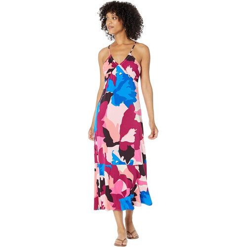  Donna Morgan Printed Halter Midi Dress