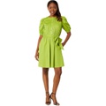 Donna Morgan Mini Dress with Puff Sleeves