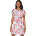 Donna Morgan Petite Mini Dress with Flutter Sleeve