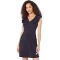 Donna Morgan V-Neck Ruffle Mini Dress