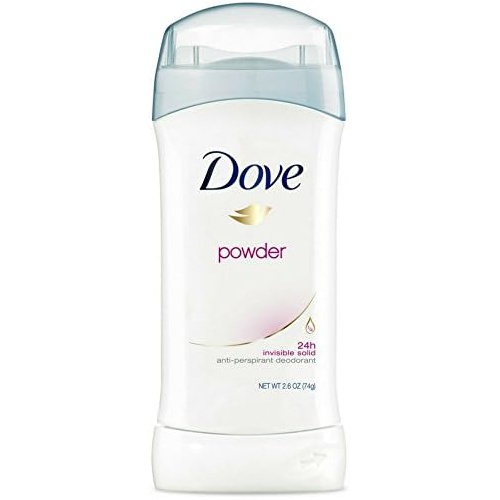  Dove Invisible Solid Deodorant, Powder - 2.6 oz - 3 pk