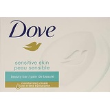 Dove Sensitive Skin Bath Bars Unscented - 6 CT
