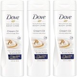 Dove Cream Oil Body Lotion, Intensive, 13.5 oz 3 ct