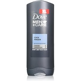 Dove Men + Care Body and Face Wash, Cool Fresh, 13.5 Ounce (Pack of 2)