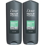 Dove Men+Care Body & Face Wash, Sensitive Shield 13.5 fl oz (pack of 2)