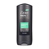 Dove Men + Care Body & Face Wash, Sensitive Shield 13.50 oz (Pack of 4)