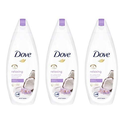  Dove Purely Pampering Coconut Milk with Jasmine Petals Body Wash 500ML (3 pack) Design may vary