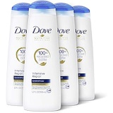 Dove Nutritive Solutions Strengthening Shampoo Formula for Damaged Hair Intensive Repair Dry Hair Shampoo With Keratin Actives 12 oz, 4 Count