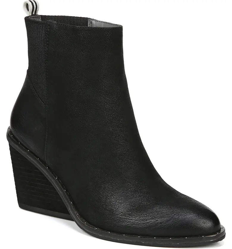 DR SCHOLLS Dr. Scholls Mania Bootie_BLACK LEATHER