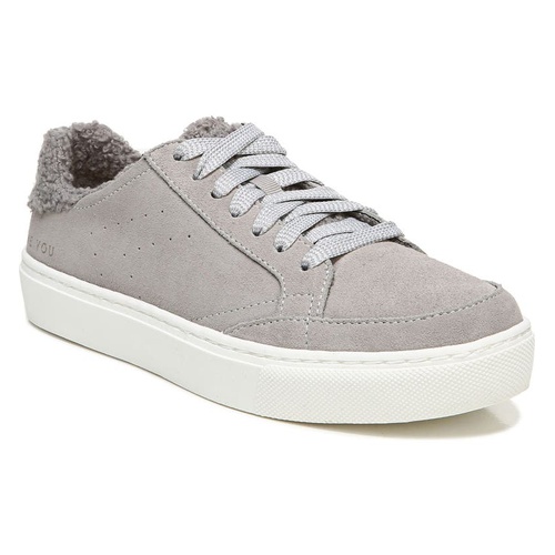 닥터숄 DR SCHOLLS Dr. Scholls All In Cozy Faux Shearling Sneaker_SOFT GREY