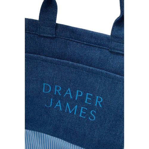  Draper James Large Tote in Denim