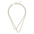 Draper James Double Layer Rope Chain Necklace