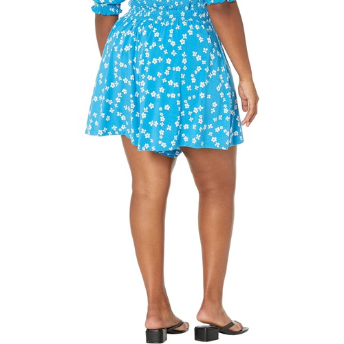  Draper James Plus Size Pull-On Shorts in Ditsy Daisy