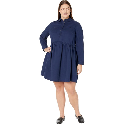  Draper James Plus Size Utility Dress in Washed Twill