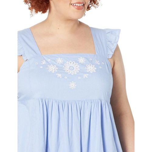  Draper James Plus Size Embroidered Maddie Babydoll Dress