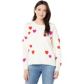 Draper James Multi Heart Crew Neck Sweater