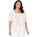 Draper James Plus Size Maren Top in Cabana Stripe