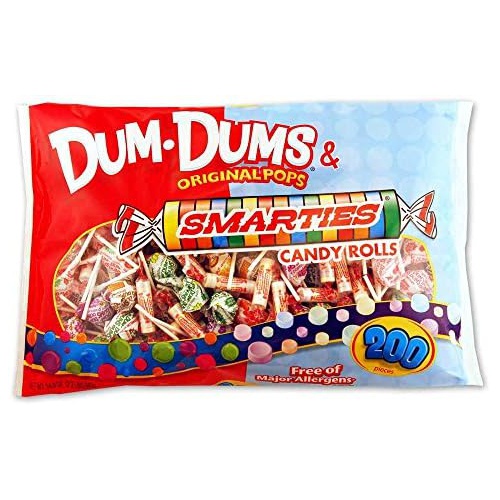  Dum-Dum Pops and Smarties 200 count bag