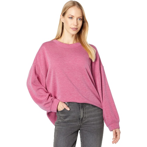  Dylan by True Grit Madison Lux Fleece Crew Neck Sweatshirt