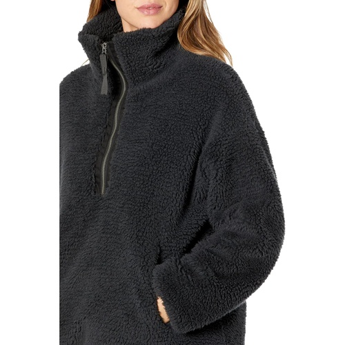  Dylan by True Grit Lux Sherpa Oversized 1u002F2 Zip with Pockets