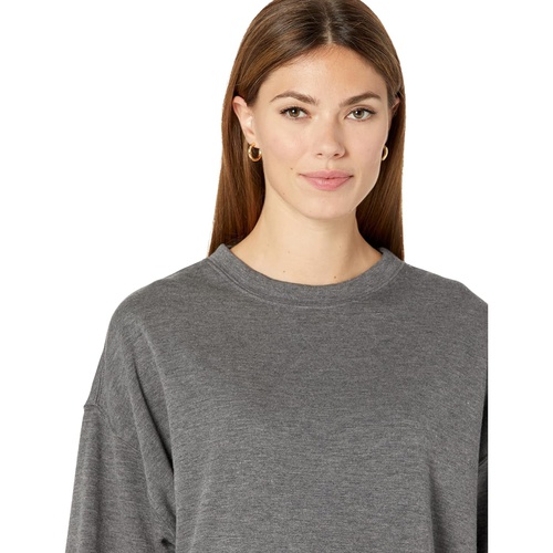  Dylan by True Grit Madison Lux Fleece Crew Neck Sweatshirt