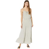 Dylan by True Grit Luna Cotton Linen Stripe Maxi Dress