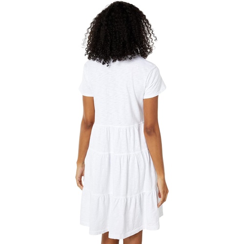  Dylan by True Grit Rosie 100% Cotton Short Tiered Dress