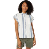 Dylan by True Grit Cotton and Chambray Short Sleeve Button-Up Shirt