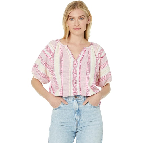  Dylan by True Grit Petra Embroidered Blouse