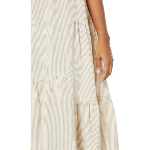  Dylan by True Grit Marne Cotton Linen Stripe Tank Dress