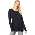 Dylan by True Grit Super-Soft Spun Rib Knit Classic Crew Neck Tee