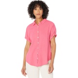 Dylan by True Grit Gauze Short Sleeve Button-Up