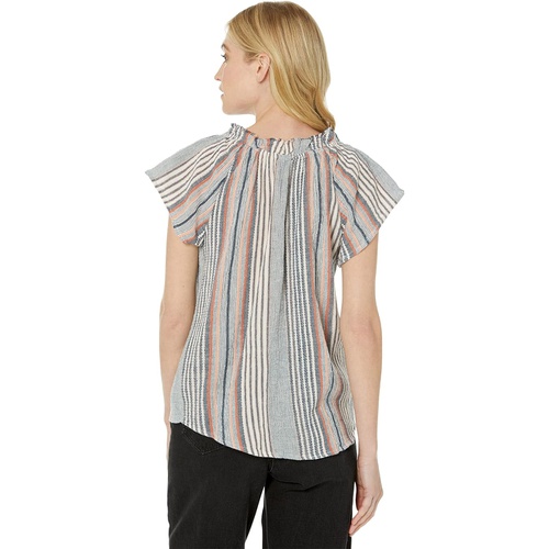 Dylan by True Grit Rae Down to Earth Stripe Blouse