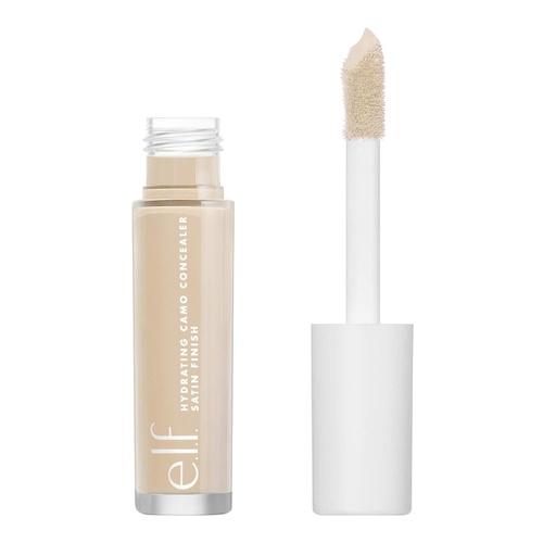  E.l.f. e.l.f, Hydrating Camo Concealer, Lightweight, Full Coverage, Long Lasting, Conceals, Corrects, Covers, Hydrates, Highlights, Light Ivory, Satin Finish, 25 Shades, All-Day Wear, 0.2