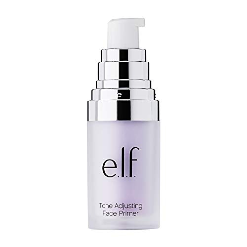  E.l.f. e.l.f, Tone Adjusting Face Primer - Small, Lightweight, Long Lasting, Silky, Smooth, Neutralizes Uneven Skin Tones and Redness, Preps Skin, Suitable For All Skin Types, 0.47 Oz