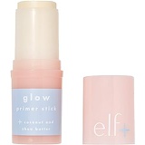 e.l.f. Elf+ Glow Primer Stick Lightweight, Hydrating, Luminizing Primes, Preps, Smooths, Nourishes Infused with Coconut and Shea Butter, Shimmer 0.53 Oz